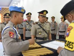 Kapolres Bondowoso Pimpin Sertijab, Kasat dan Kapolsek di Lingkup Polres Bondowoso