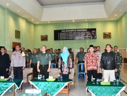 Dandim 0822 Dan Forkopimda Bondowoso Mengikuti Acara KASAD Award 2023 Secara Virtual