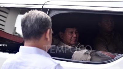 Prabowo Subianto Ketua Umum Partai Gerindra Hadiri Cara Konsolidasi Kader Partai