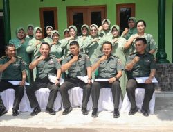 Tim Penilai Kebersihan dari Kodim 0822, Tiba di Koramil 15 Klabang