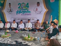Danramil Tegalampel Hadiri Tasyakuran HARJABO Ke-204