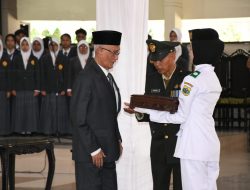 Pengukuhan Paskibraka Kabupaten Bondowoso, Ini pesan Dandim 0822 Bondowoso