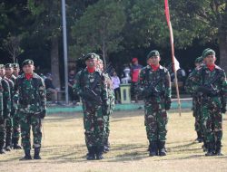 Yonif Raider 514/SY Laksanakan Upacara HUT RI ke-78