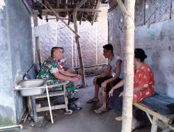 Terus Jaga Hubungan Baik, Serda Sutono Melaksanakan Komsos Dengan Warga Binaan