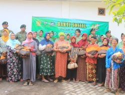 Peringati HUT Brigif 9/DY Ke-60, Yonif 514/SY Adakan Bakti Sosial