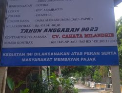Warga Desa Gudang Asembagus Situbondo, Keluhkan Pekerjaan Hot Mix Diduga Tidak Sesuai Spek