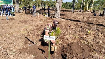Babinsa 0822/13 Tlogosari Hadiri Groundbreaking Tanaman Tahun 2023