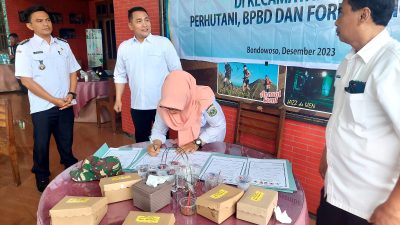 Perhutani KPH Bondowoso Gelar Komitmen Bersama Dalam Rangka Mengantisipasi Bencana Alam