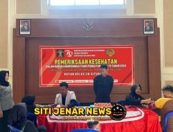 PERINGATI HARI PENGAYOMAN KE 79, RUTAN SITUBONDO GELAR BAKTI SOSIAL PEMERIKSAAN KESEHATAN GRATIS BAGI MASYARAKAT SITUBONDO