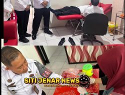 Dalam Rangka Memeriahkan Hari Pengayoman Ke-79 Seluruh Pegawai Rutan Situbondo Lakukan Bakti Sosial Donor Darah.
