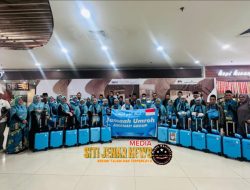 Bukti Komitmen dan pelayanan Kepada Jama’ah PT Amanah Barokah Haramain pagi ini Kembali Berangkatkan jemaah umrah tepat waktu