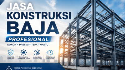 Jasa Konstruksi Baja Profesional: Dari Desain hingga Pemasangan dalam Satu Layanan Terintegrasi
